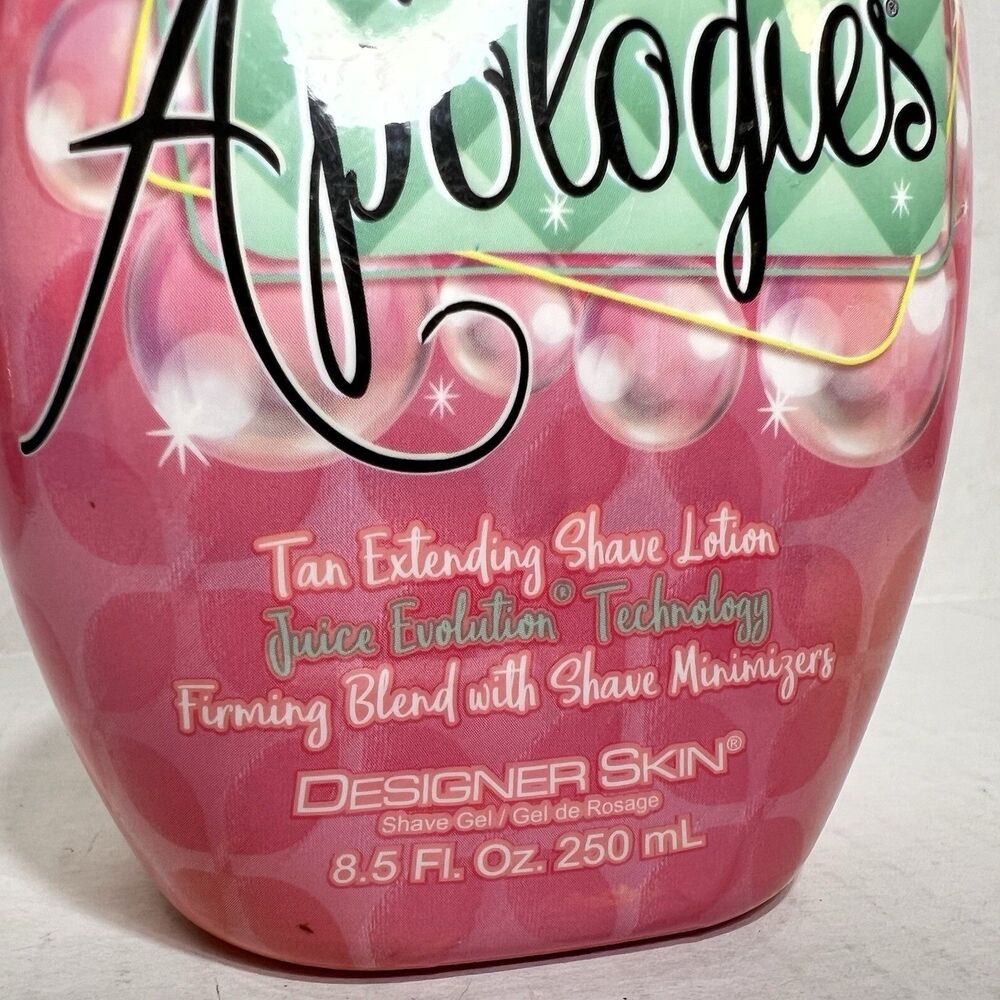 Designer Skin NO APOLOGIES Tan Extending Shave Lotion Firming Blend 8.5oz Pump - Picture 2 of 6
